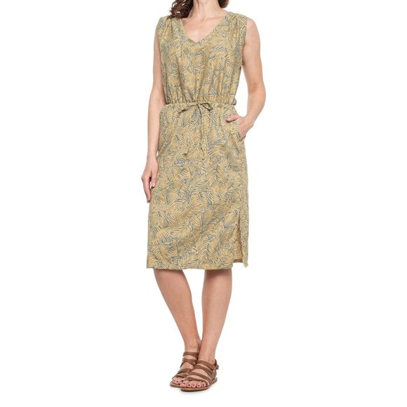 NEW prAna Ecotropics Dress - Organic Cotton, Sleeveless Stellar Stripe  267sn - Picture 4 of 4